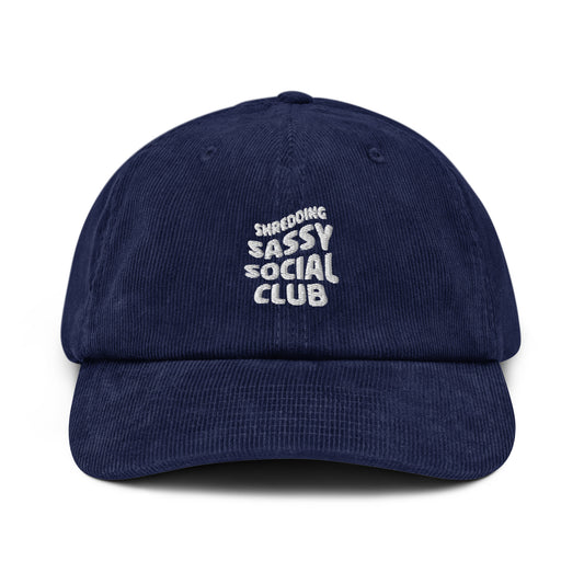Social Club Navy Corduroy Hat (SSSC)